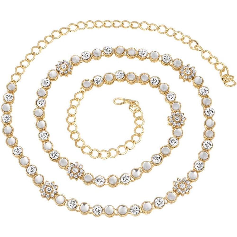 Gold Plated Indian Traditional Wedding Waist Chain For Women